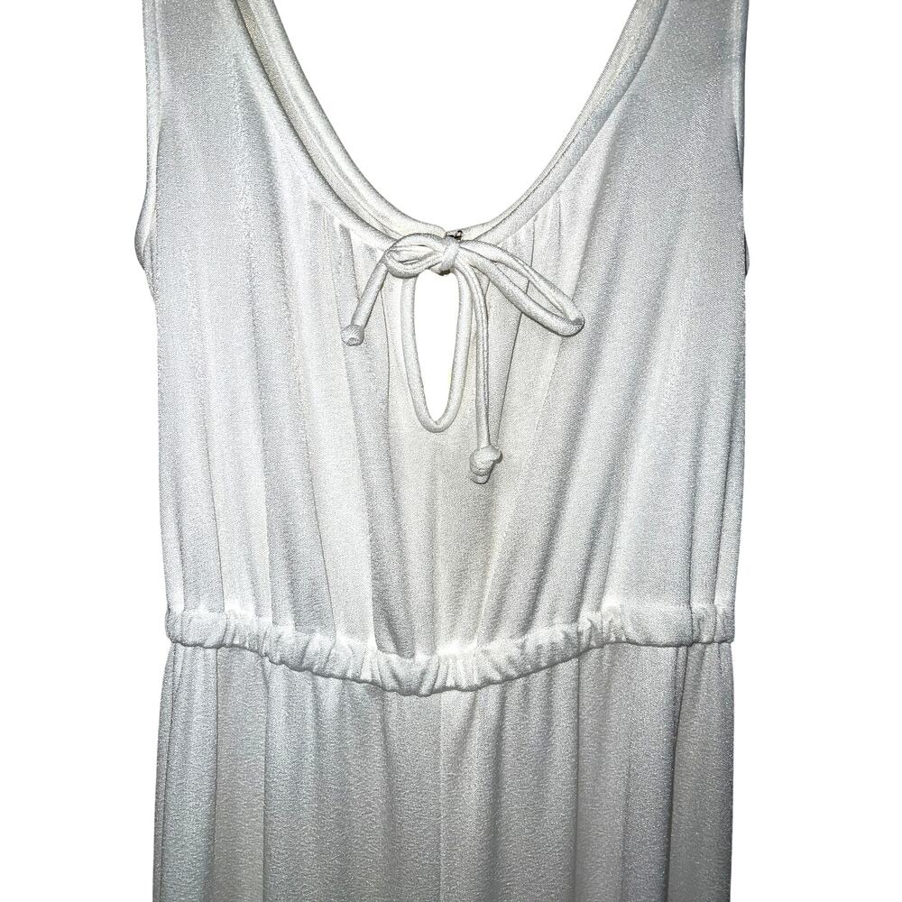 Vintage Jumpsuit Womens Large 12 Super Wide Flare Maxi Charlie's Angels Disco
